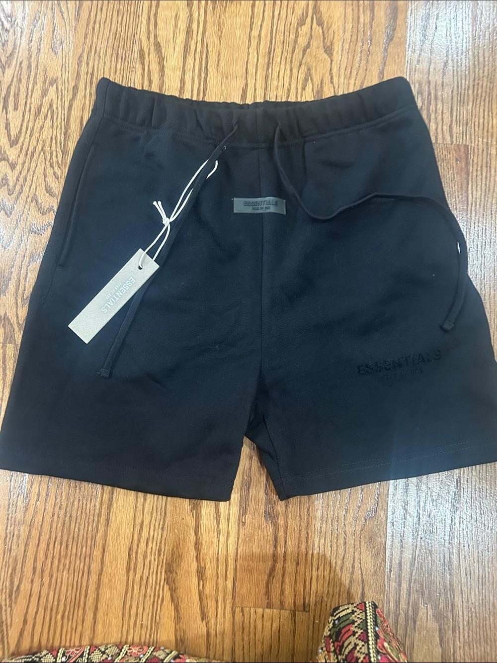 Men’s Black Drawstring Shorts